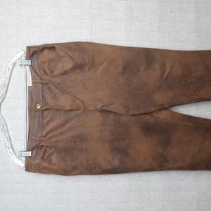 Chico's Faux Suede Slim Leg Pants - NWOT